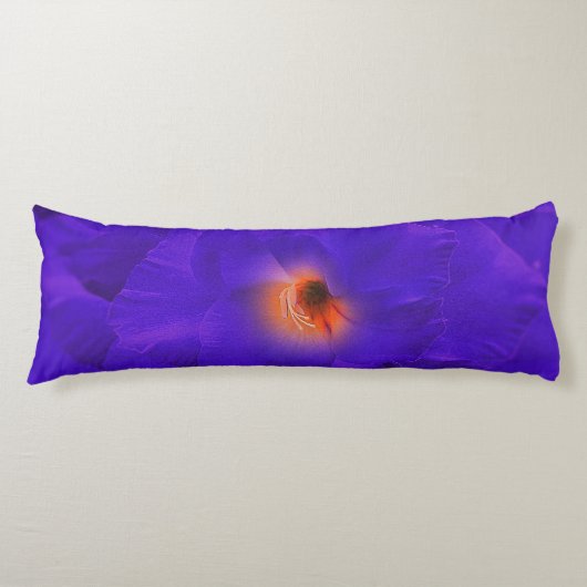 Coussins Longs Corps Oreiller Fleur d'épée violet Multiplier (Devant)