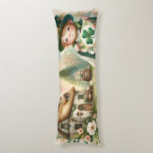 Coussins Longs Cottage Leprechaun Patchwork Quilt Scene (Dos (Vertical))