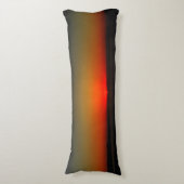 Coussins Longs Coucher de soleil dans l'eau (Devant (Vertical))