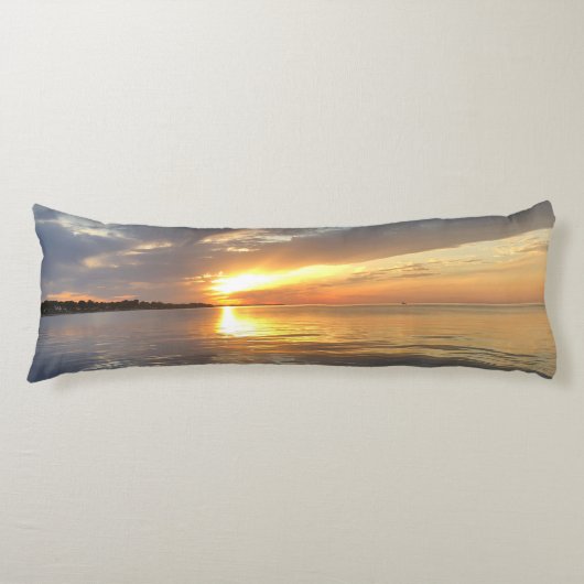 Coussins Longs Coucher de soleil de la jetée (Devant)