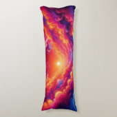 Coussins Longs Coucher de soleil de Neon (Devant (Vertical))