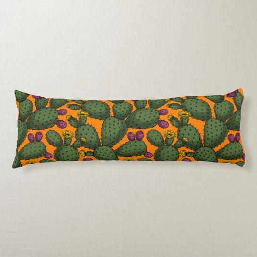 Coussins Longs coucher de soleil du désert (Devant)