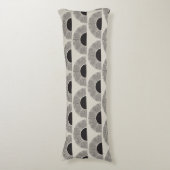 Coussins Longs Coucher de soleil noir et beige moderne Motif d'ar (Devant (Vertical))