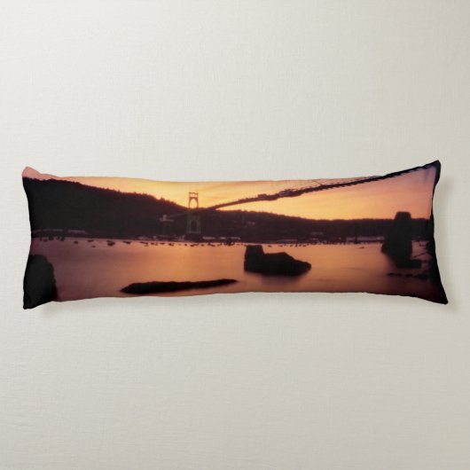 Coussins Longs Coucher du soleil de pont de St Johns (Dos)