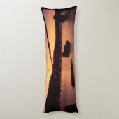 Coussins Longs Coucher du soleil de pont de St Johns (Dos (Vertical))