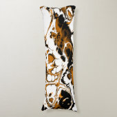 Coussins Longs Couleur, brun (Devant (Vertical))