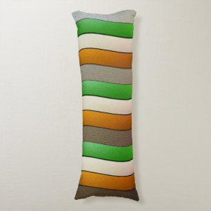 Coussins Longs Couleur-Chrome de drapeau de l'Irlande