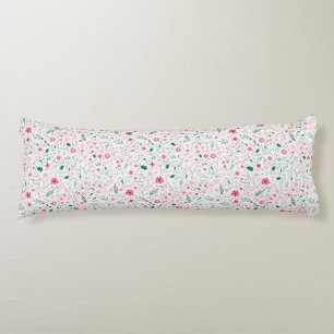 Coussins Longs Couleur d'automne mignon Illustré motif floral