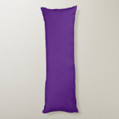 Coussins Longs Couleur de bloc solide brillante violet (Dos (Vertical))