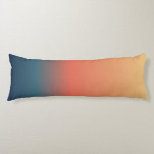 Coussins Longs Couleur du lever de soleil sur la plage d'été
