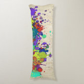 Coussins Longs COULEUR FUNNY SPLASH I + vos idées (Devant (Vertical))
