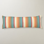 Coussins Longs Couleur Muet des rayures sud-ouest (Dos)