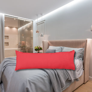 Coussins Longs Couleur rouge sucre de canne Classique Élégant