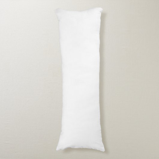 Coussins Longs Couleur solide blanche pure (Devant (Vertical))