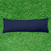 Coussins Longs Couleur solide bleu marine de minuit