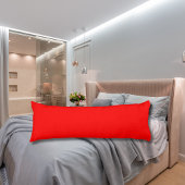 Coussins Longs Couleur solide rouge | Classique | Élégant | tenda