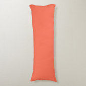 Coussins Longs Couleur unie : Corail (Devant (Vertical))