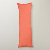 Coussins Longs Couleur unie : Corail (Dos (Vertical))
