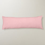 Coussins Longs Couleur unie Rose Pastel tendance (Dos)
