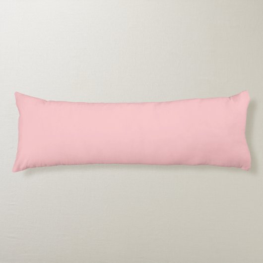 Coussins Longs Couleur unie Rose Pastel tendance (Devant)