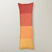 Coussins Longs Couleurs chaudes - rayures teintes rétro  (Dos (Vertical))