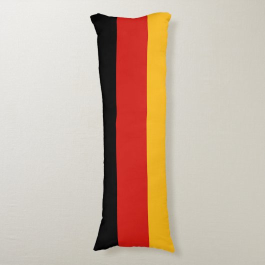 Coussins Longs COULEURS DE DRAPEAU ALLEMANDE + vos idées (Devant (Vertical))