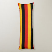 Coussins Longs COULEURS DE DRAPEAU ALLEMANDE + vos idées (Dos (Vertical))