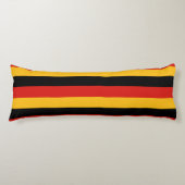 Coussins Longs COULEURS DE DRAPEAU ALLEMANDE + vos idées (Devant)