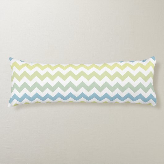 Coussins Longs Couleurs douces tendance motif Chevron (Devant)