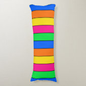 COUSSINS LONGS COULEURS FLUORSCENT NEON CLAIR TENDANCE STRIPES RO (Devant (Vertical))