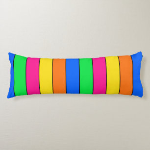 COUSSINS LONGS COULEURS FLUORSCENT NEON CLAIR TENDANCE STRIPES RO