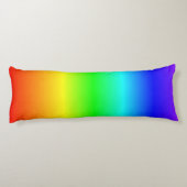 Coussins Longs Couleurs Joyeuses et lumineuses Rayures Arc-en-cie (Dos)