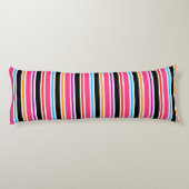 Coussins Longs Couleurs multiples roses noir (Dos)