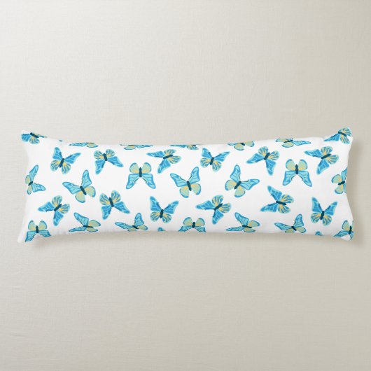 Coussins Longs Couleurs personnalisées Motif papillon (Devant)