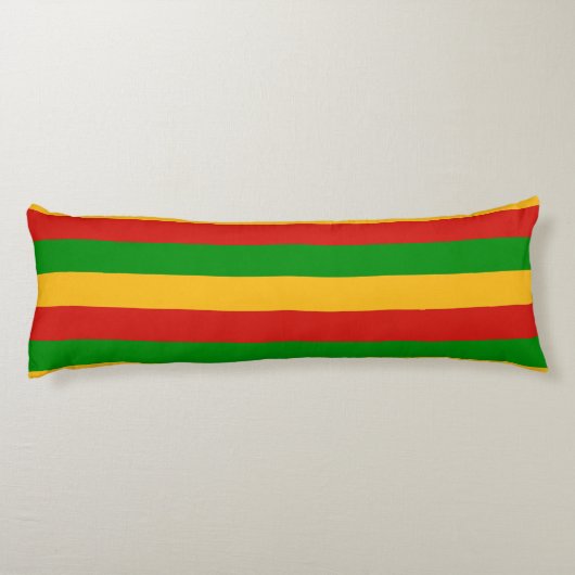 Coussins Longs COULEURS RASTAFARI + vos idées (Dos)
