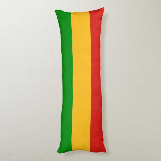 Coussins Longs COULEURS RASTAFARI + vos idées (Dos (Vertical))