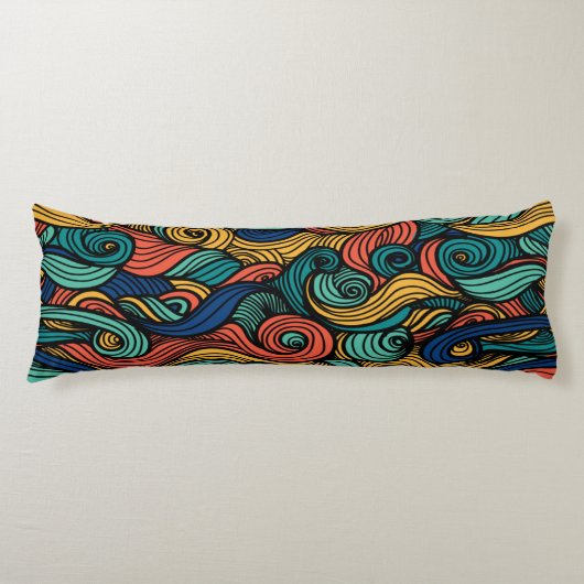 Coussins Longs Couleurs scintillantes - dynamisme pour votre mais (Devant)