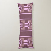 Coussins Longs Couleurs tendance Marsala (Dos (Vertical))