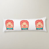 Coussins Longs Coupe de projecteur clown pixellisé (Dos)