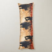 Coussins Longs Couple amoureux (Dos (Vertical))