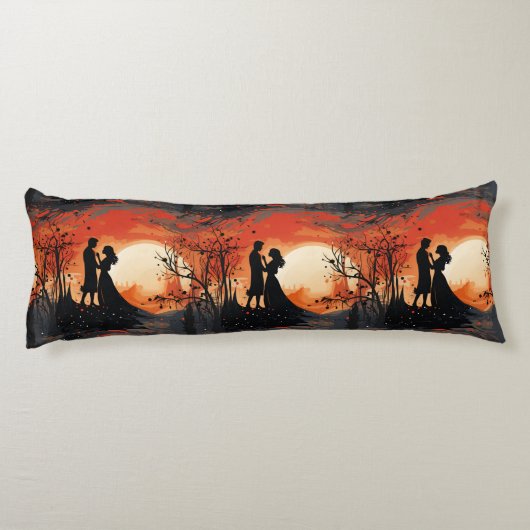 Coussins Longs Couple amoureux  (Dos)