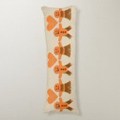 Coussins Longs Couple de pain d'épices de Noël (Devant (Vertical))