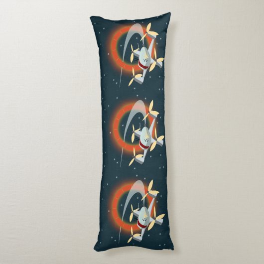 Coussins Longs Course de drones (Dos (Vertical))