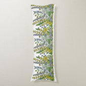 Coussins Longs Couvercles d'oreiller pour corps de fleurs de prin (Devant (Vertical))