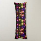Coussins Longs Couverture Sherpa Étoile Éclatante Lumineuse (Dos (Vertical))