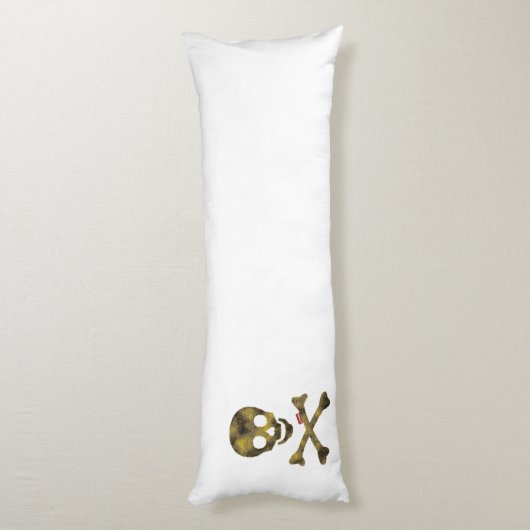 Coussins Longs Crâne Camouflage (Dos (Vertical))