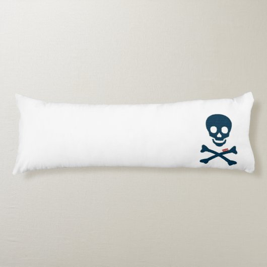 Coussins Longs Crâne Denim (Devant)