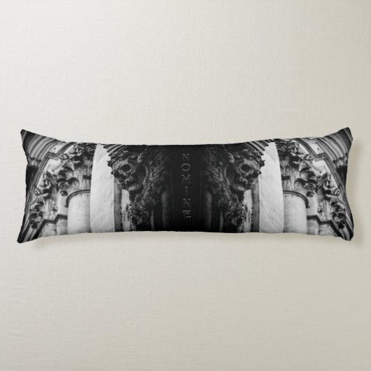 Coussins Longs Crâne des ailes de pierre (Devant)