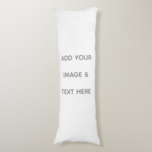 Coussins Longs Create Your Own white  (Devant (Vertical))