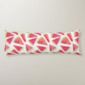 Coussins Longs Création de Motif de pastèque 2 (Dos)